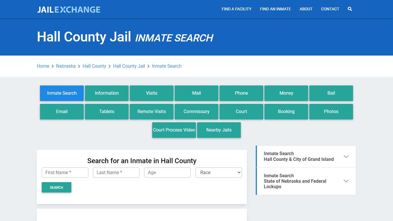 Hall County Jail, NE Inmate Search: Roster & Mugshots - Jail Exchange